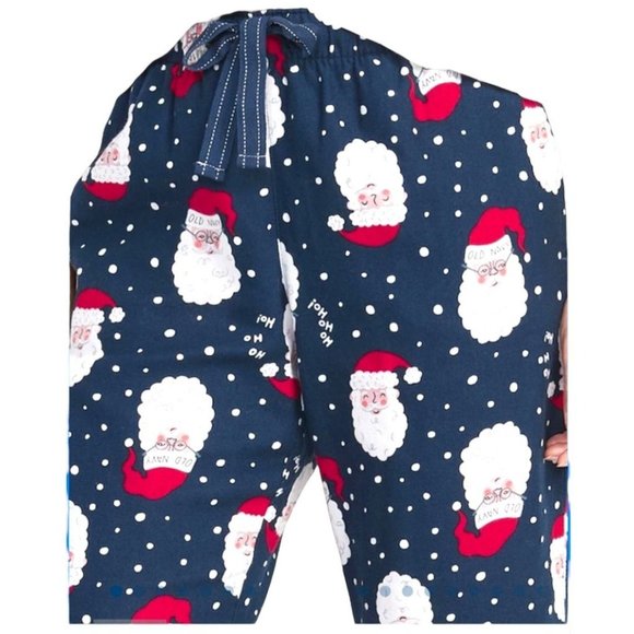 Blue Santa Flannel Sleep Lounge Pajama Pants Woman's Size XXL JJ1910 - Picture 4 of 5